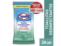 TOALLITAS HUMEDAS AYUDIN FRESCO FLOWPACK 24 un