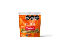 ACEITUNAS CASTELL VERDES RELLENAS DOYPACK 100 GR