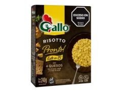 ARROZ GALLO PREPARADO RISOTTO 4 QUESOS 240 GR