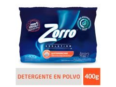 JABON EN POLVO ZORRO EVOLUCION QUITAMANCHAS 400 GR