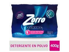 JABON EN POLVO ZORRO EVOLUCION ESCUDO 400 GR