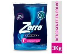 JABON EN POLVO ZORRO EVOLUCION ESCUDO 3 KG