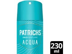 DESODORANTE MASCULINO PATRICHS ACQUA 230 ML