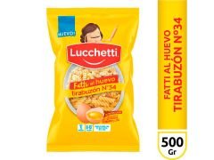 FIDEO LUCCHETTI TIRABUZON HUEVO 500 GR