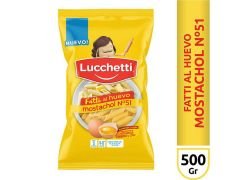 FIDEOS LUCCHETTI MOSTACHOL HUEVO 500 GR