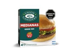 HAMBURGUESA UNION GANADERA MEDIANAS 4 UN