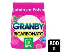 JABON EN POLVO GRANBY MATIC ROSAS 800 GR