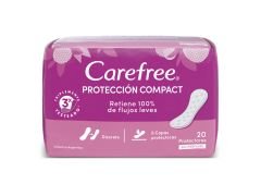 PROTECTOR FEMENINO CAREFREE PROTECCION COMPACT 20 UN