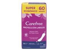 PROTECTOR FEMENINO CAREFREE PROTECCION LARGOS 60 UN