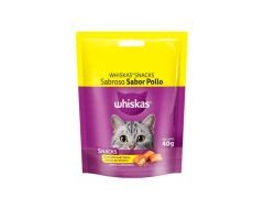 ALIMENTO PARA GATOS WHISKAS SNACK POLLO 40 GR