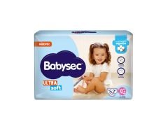 PAÑAL BABYSEC ULTRA SEC MES DE CONSUMO XG 52 UN