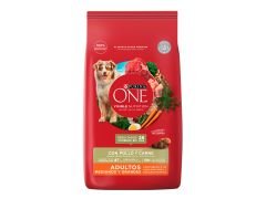 ALIMENTO PARA ANIMALES PURINA ONE ADULTOS CARNE 6 KG