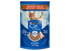 ALIMENTO PARA GATOS CAT CHOW ADULTOS POLLO 85 GR