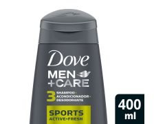 SHAMPOO DOVE 3EN1 SPORT 400 ML