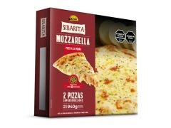PIZZA SIBARITA MUZZARELLA 2 UN 940 GR