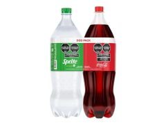 GASEOSA COCA COLA + SPRITE 2X2.25 LT