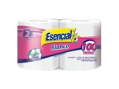 PAPEL HIGIENICO ESENCIAL BLANCO 2x50 MT