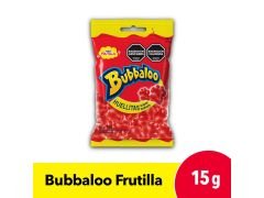 GOMITAS BUBBALOO FRUTILLA 15 GR