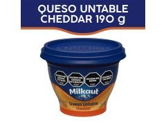 QUESO MILKAUT UNTABLE CHEDDAR 190 GR