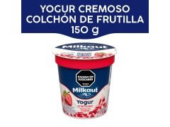 YOGHURT MILKAUT CREMOSO COLCHON DE FRUTILLA 150 GR