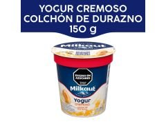 YOGHURT MILKAUT CREMOSO COLCHON DE DURAZNO 150 GR