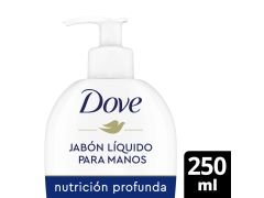 JABON LIQUIDO DOVE NUTRICION PROFUNDA BOTELLA 250 ML