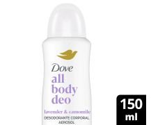 DESODORANTE FEMENINO DOVE ALL BODY LAVENDER & CAMOMILE 150 ML