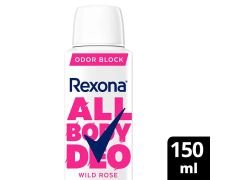DESODORANTE FEMENINO REXONA ALL ODY WILD ROSE 150 ML