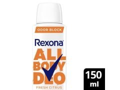 DESODORANTE FEMENINO REXONA ALL BODY FRESH CITRUS 150 ML