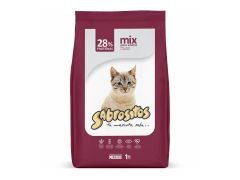 ALIMENTO PARA GATOS SABROSITOS ADULTOS MIX CARNE 1 KG