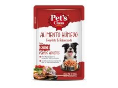ALIMENTO PARA PERROS PETS CLASS PERRO ADULTOS CARNE 100 GR