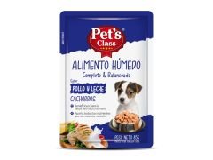 ALIMENTO PARA PERROS PETS CLASS CACHORROS POLLO Y LECHE 85 GR