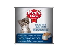 ALIMENTO PARA GATOS PETS CLASS LATA FRUTOS DEL MAR 340 GR
