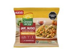 RELLENO GRANJA DEL SOL PARA FAJITAS DE VEGETALES Y POLLO 500 GR