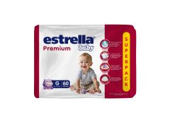 PAÑAL ESTRELLA PREMIUM SUPERPACK G 60 UN