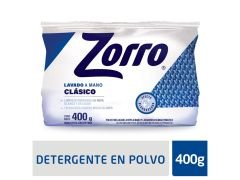 JABON EN POLVO ZORRO REGULAR CLASICO 400 GR