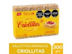 GALLETITAS CRIOLLITAS 3X100 GR