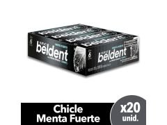 CHICLE BELDENT MENTA FUERTE 20 un