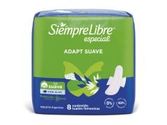 TOALLITAS FEMENINAS SIEMPRE LIBRE ESPECIAL CON ALAS 8 UN