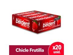 CHICLES BELDENT FRUTILLA 20 UN