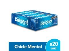 CHICLES BELDENT MENTOL 20 UN