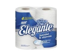 PAPEL HIGIENICO ELEGANTE PREMIUM DOBLE HOJA 4X30 MT