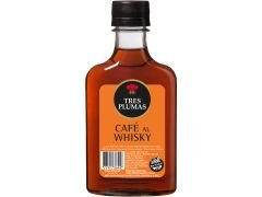 LICOR TRES PLUMAS PETACA CAFE WHISKY 200 CC