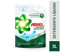 JABON LIQUIDO ARIEL LIMPIEZA PROFUNDA DOYPACK 3 LT