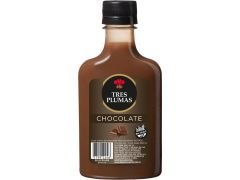 LICOR TRES PLUMAS PETACA CHOCOLATE 200 CC