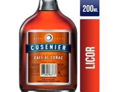 LICOR CUSENIER PETACA CAFE COGNAC 200 CC