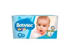PAÑAL BABYSEC ULTRA REGULAR MEDIANO 8 UN