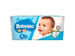 PAÑAL BABYSEC ULTRA REGULAR GRANDE 8 UN