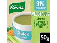 SOPA KNORR QUICK BALANCE VEGETALES 55 GR