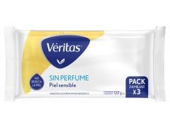 JABON DE TOCADOR VERITAS NEUTRO SIN PERFUME 3x120 GR